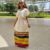 Shifta7 – N25 Beige 2 Peice Rasta Dress