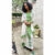 Shifta7 – L50 Lime Green Three Piece Ethiopian Traditional Dress