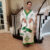 Shifta7 – A73 White/Green Cotton 3 Piece Set