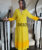 Shifta7 – DE82 Green on Yellow Ethiopian Cotton Maxi Dress