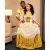 Traditional Gold Ethiopian Wedding Dress